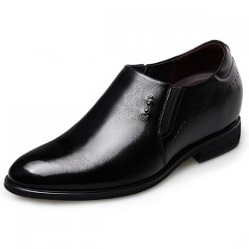 Elevator Tuxedo Shoes Elastic Slip On Wedding Shoes 2.6inch / 6.5cm