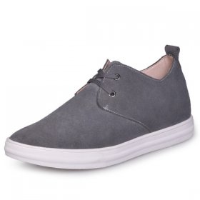 Grey Elevating Shoes Board Increase Height Shoes 2.36inches/ 6cm